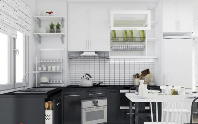 Chiêm ngưỡng những thiết kế bếp đẹp và hiện đại cho nhà chung cư - Ảnh 8.